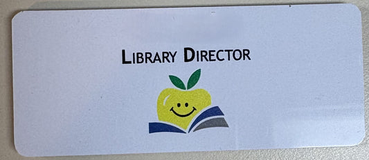 3" X 1.5" NAME BADGE W/ MAGNETIC BACK