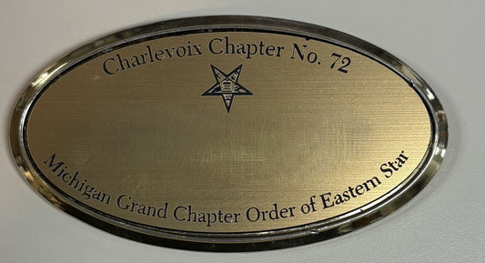 3" X 1.5" NAME BADGE W/ MAGNETIC BACK