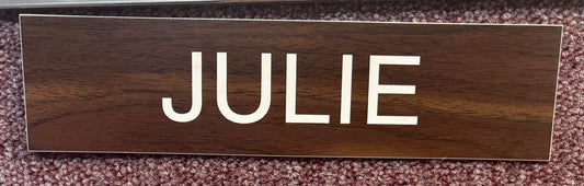 8" x 2" Name Plate